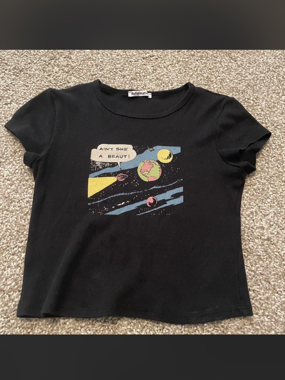 Reformation Space Baby Tee